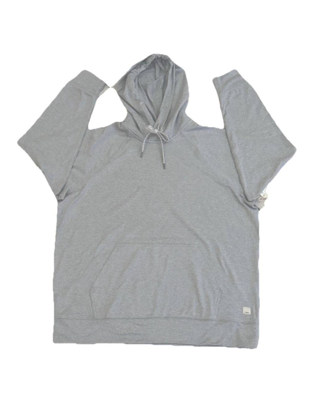 VUORI HALO OVERSIZED HOODIE PALE GREY HEATHER SIZE X-SMALL